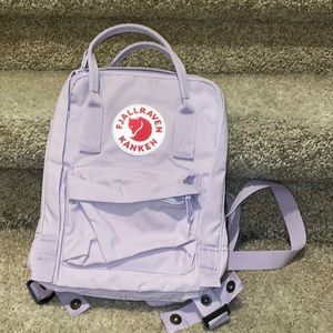 Lavender Fjallraven mini backpack